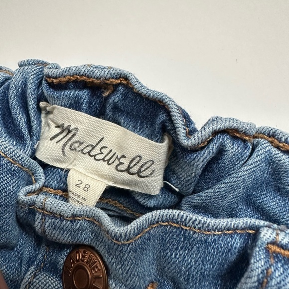 Madewell high waist boyfriend jeans light wash size 28 - Picture 2 of 4